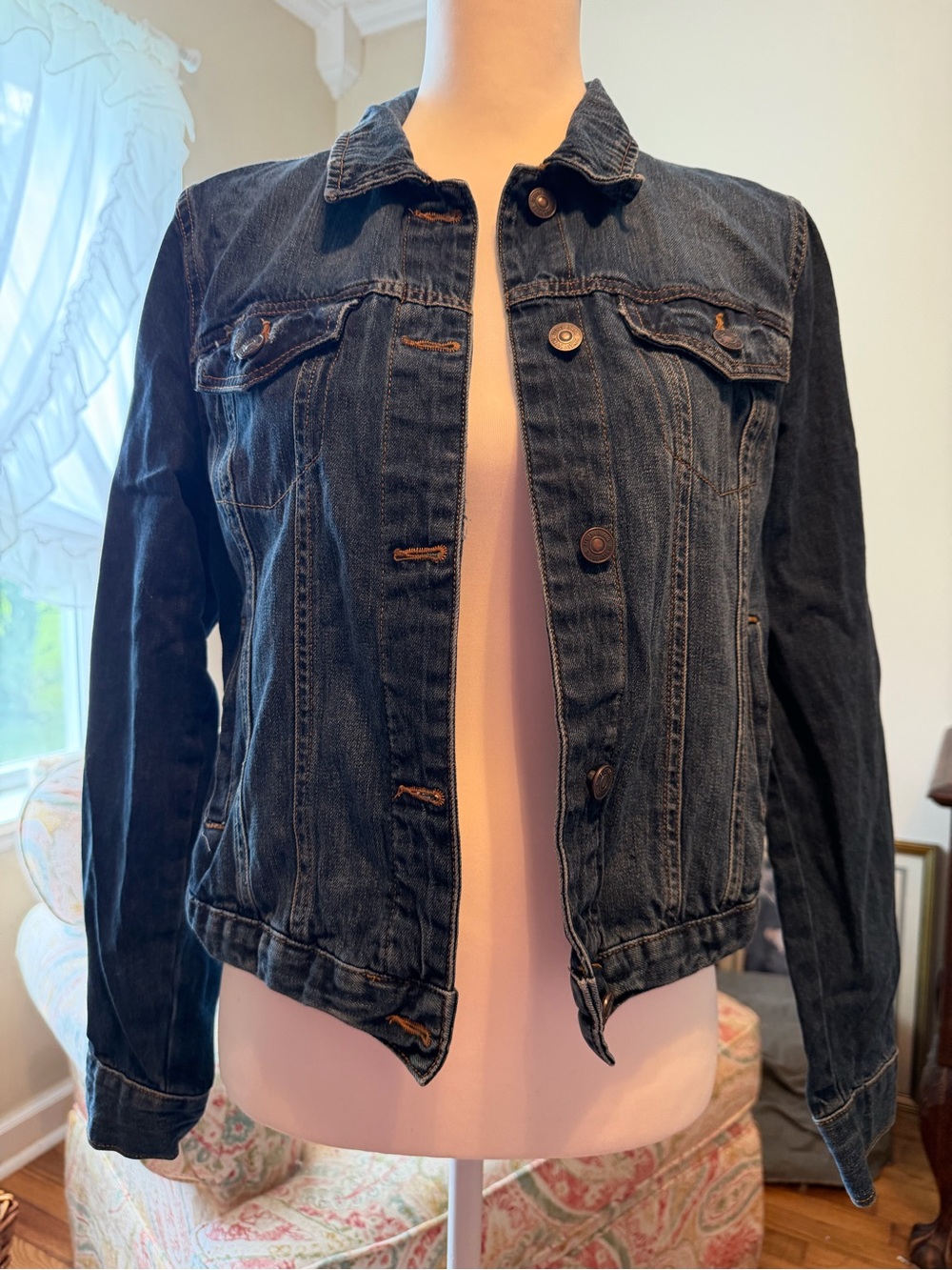 Rewash Dark Blue Denim Jean Jacket
